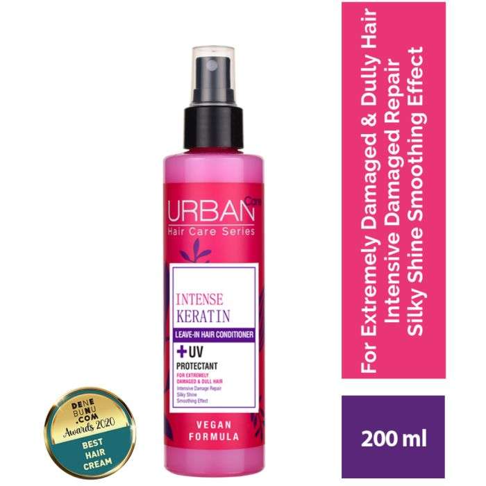 URBAN CARE LEAVE IN REPARATEUR SANS RINCAGE + UV PROTECTION KERATINE INTENSE 200 ML
