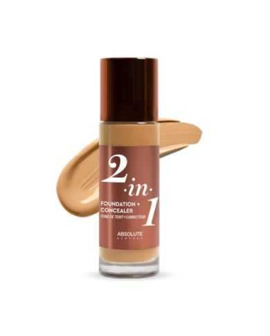 ABSOLUTE NEW YORK 2 EN 1 FOND DE TEINT + CORRECTEUR 04 COOL BEIGE 35 ML