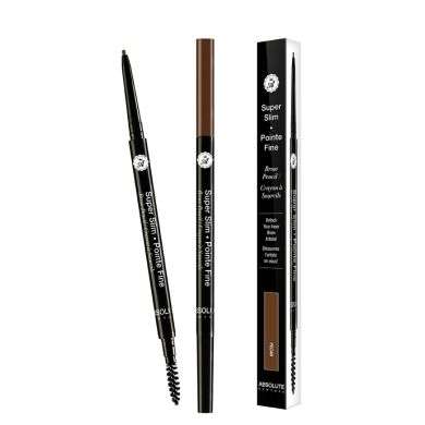 ABSOLUTE NEW YORK CRAYON A SOURCILS SUPER SLIM POINTE FINE PECAN