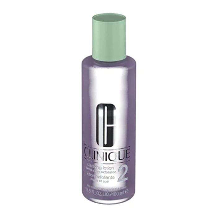 CLINIQUE LOTION EXFOLIANTE 2 MATIN ET SOIR PEAU SECHE A MIXTE 200ML