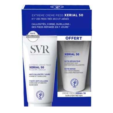 SVR XERIAL 30 CREME PIEDS + EXTREME CREME PIEDS 50 ML