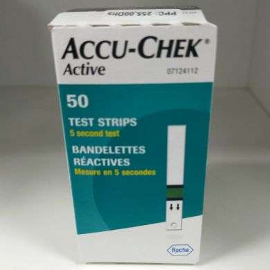 ACCU CHEK ACTIVE 50 BANDELETTES