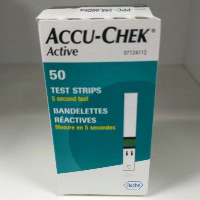 ACCU CHEK ACTIVE 50 BANDELETTES