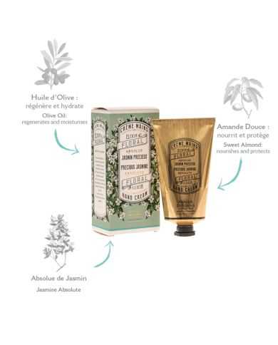 PANIER DES SENS CREME MAINS ABSOLUE JASMIN PRECIEUX 75 ML