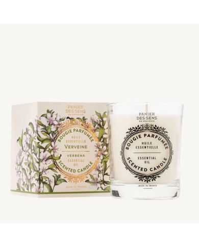 PANIER DES SENS BOUGIE PARFUMEE HUILE ESSENTIELLE VERVEINE