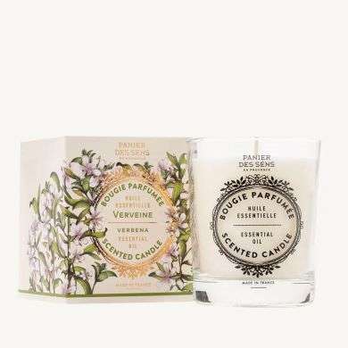 PANIER DES SENS BOUGIE PARFUMEE HUILE ESSENTIELLE VERVEINE
