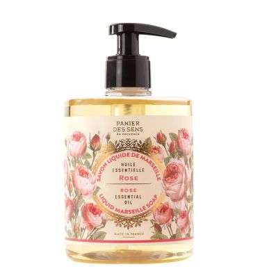 PANIER DES SENS SAVON LIQUIDE DE MARSEILLE HUILE ESSENTIELLE DE ROSE 500 ML