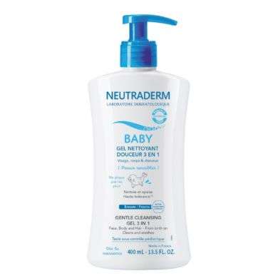 NEUTRADERM BEBE GEL NETTOYANT DOUCEUR 3 EN 1 400 ML