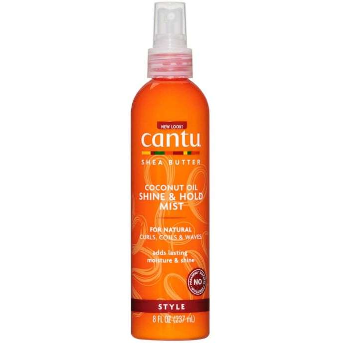CANTU BEURRE DE KARITE HUILE DE COCO BRUME BRILLANTE ET TENUE 237ML