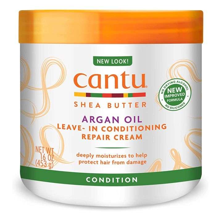 CANTU BEURRE DE KARITE HUILE D'ARGAN CONDITIONNER CREME REPARATRICE