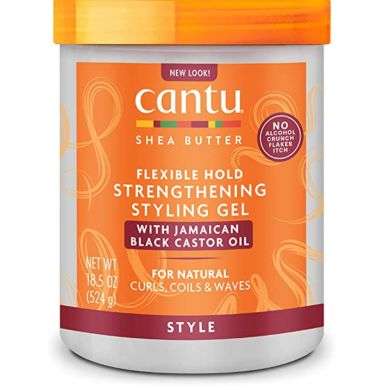 CANTU SHEA GEL FIXANT AVEC HUILE DE RICIN NOIRE DE JAMAIQUE