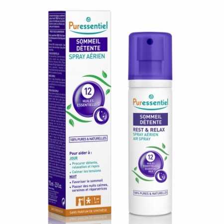 PURESSENTIEL SOMMEIL DETENTE SPRAY AERIEN 12 HUILES ESSENTIELLES 75ML