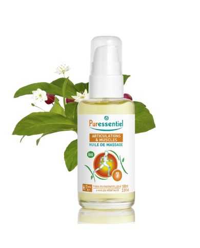PURESSENTIEL ARTICULATION ET MUSCLES HUILE DE MASSAGE ARNICA GAULTHERIE 100 ML