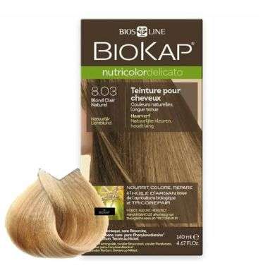 BIOKAP NUTRICOLOR DELICATO 8.03 CHATAIN NATUREL