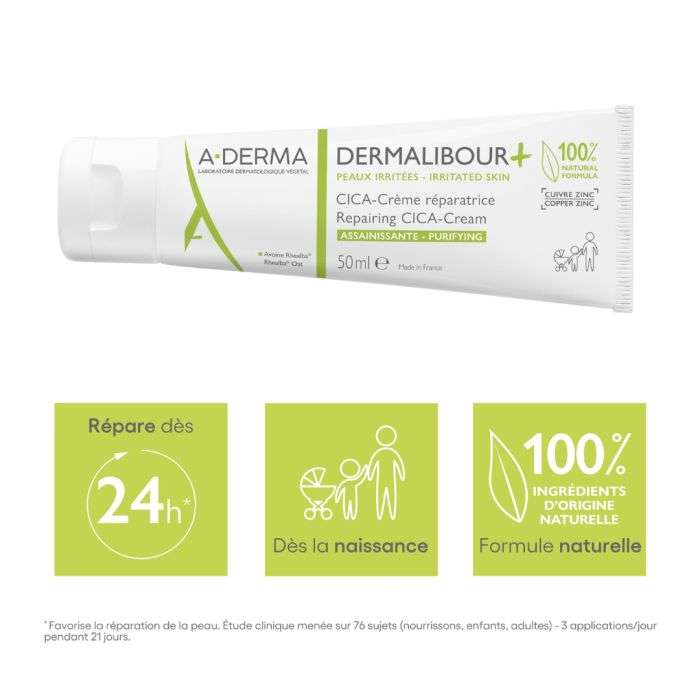 ADERMA DERMALIBOUR + CICA CREME REPARATRICE 50 ML