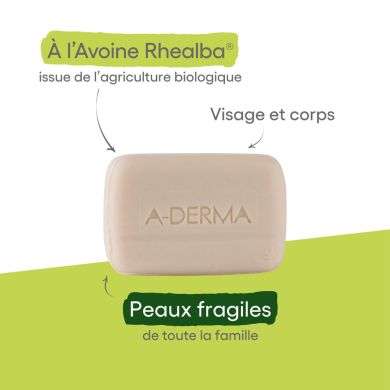 ADERMA PAIN DERMATOLOGIQUE APAISANT LAIT D'AVOIN