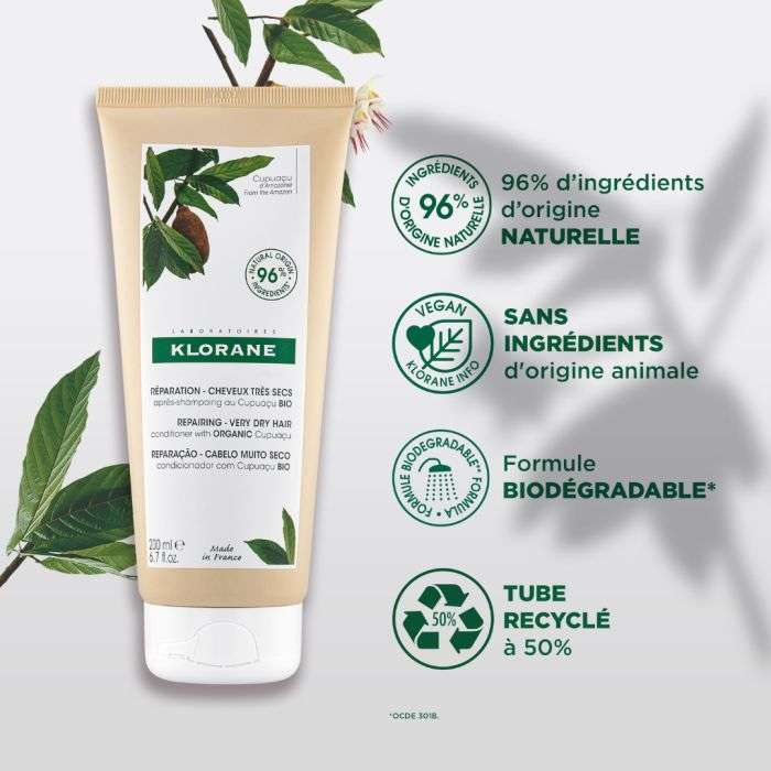 KLORANE APRES SHAMPOING AU CUPUACU BIO 200 ML