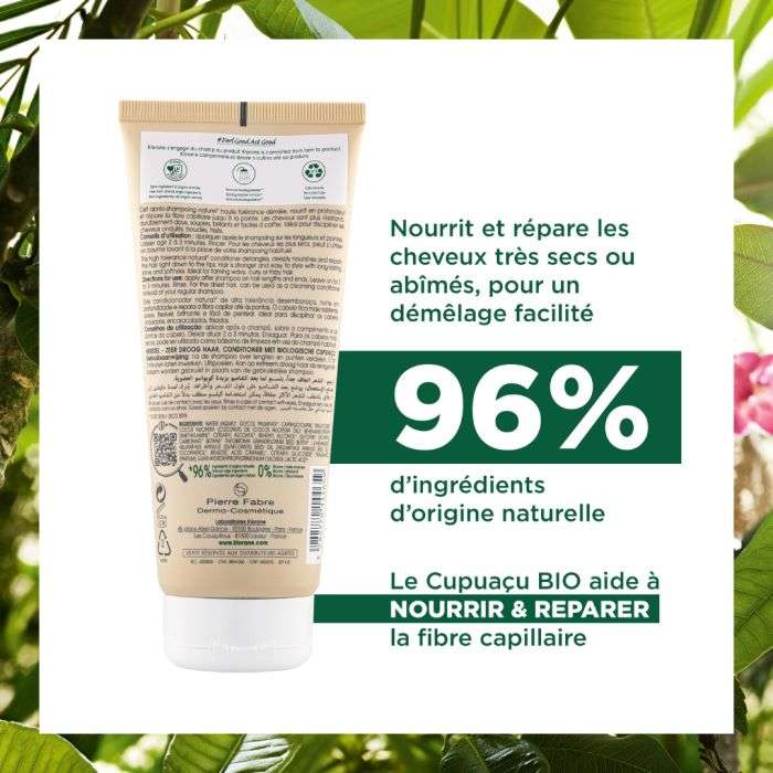 KLORANE APRES SHAMPOING AU CUPUACU BIO 200 ML