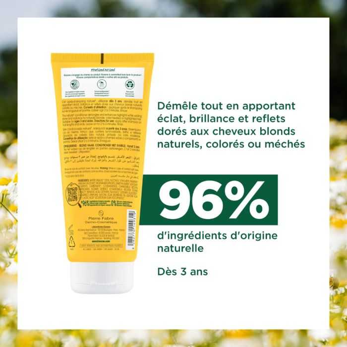 KLORANE BAUME APRES-SHAMPOING A LA CAMOMILLE 200ml 