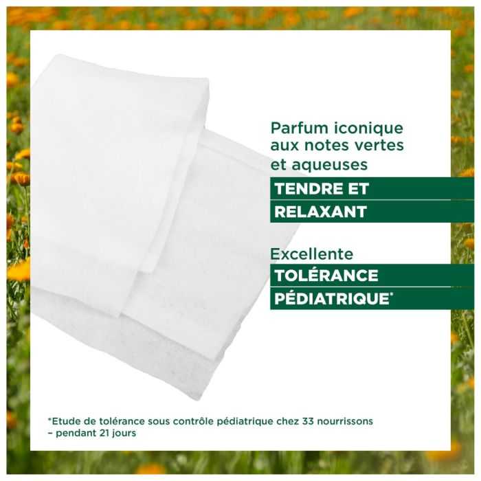 KLORANE BEBE LINGETTES NETTOYANTES POUR LE CHANGE BOITE DE 70