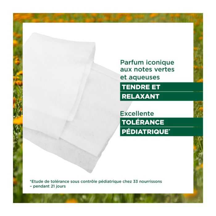 KLORANE BEBE LINGETTES NETTOYANTES DOUCES 25