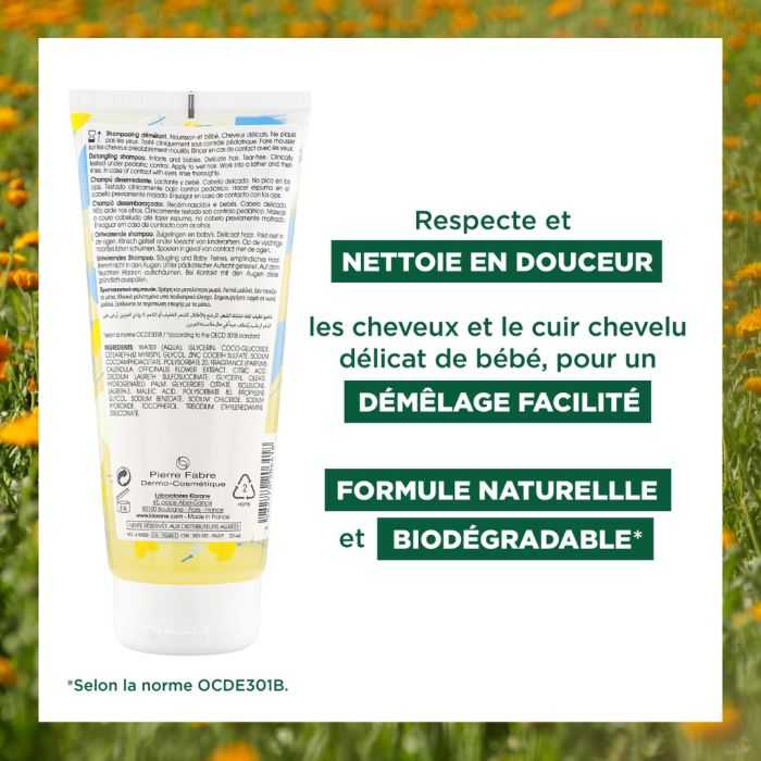 KLORANE BEBE SHAMPOING DEMELANT AU CALENDULA200 ml