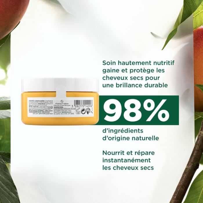 KLORANE BEURRE DE MANGUE MASQUE REPARATEUR NUTRITION INTENSE 150ML