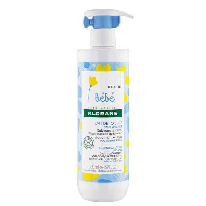 KLORANE LAIT DE TOILETTE SANS RINCAGE AU CALENDULA 500ml 