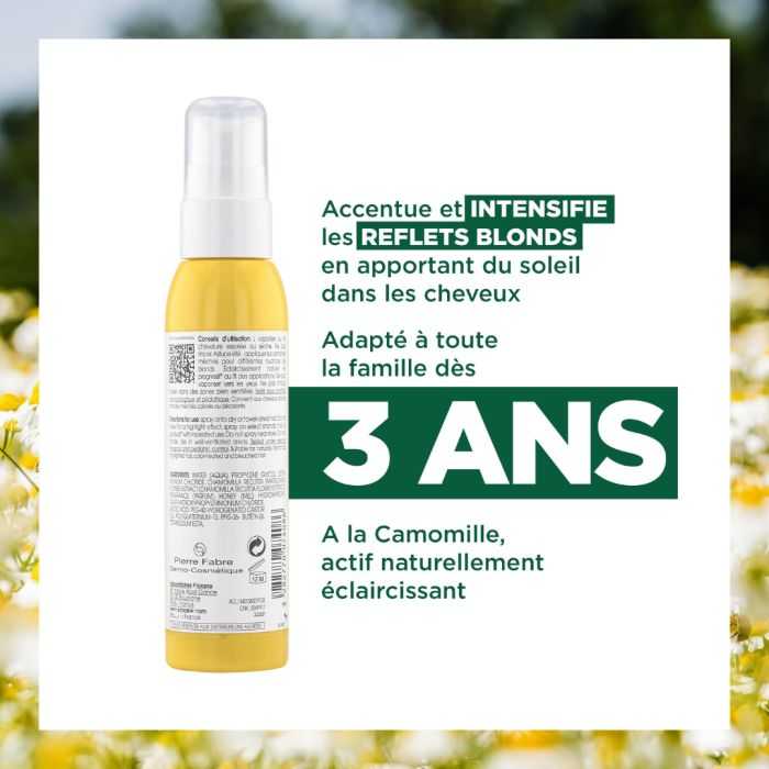 KLORANE Spray soin camomille et miel. Spray 125 ml