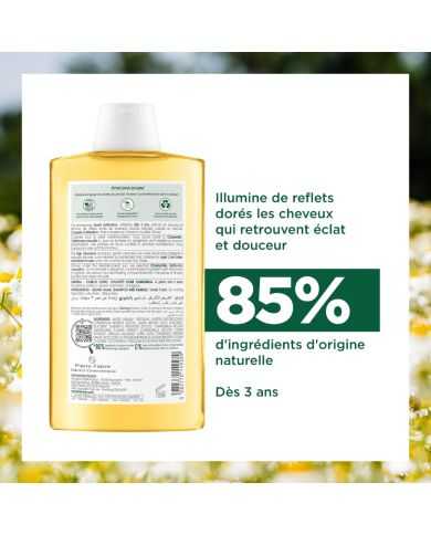KLORANE Shampooing à la Camomille Blondissant et Illuminateur - 200 ml