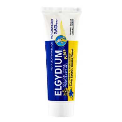 ELGYDIUM DENTIFRICE BANANE 2- 6 ANS 50 ML