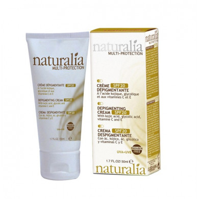 NATURALIA CRÈME SPF20 DÉPIGMENTANTE 50 ML