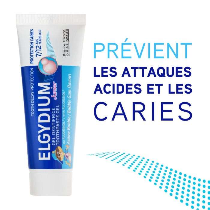 ELGYDIUM DENTIFRICE JUNIOR 7-12 ANS 50 ML