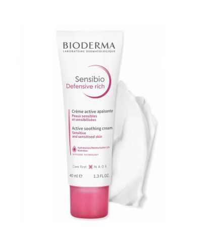 BIODERMA SENSIBIO DEFENSIVE RICHE CREME ACTIVE APAISANTE 40 ML