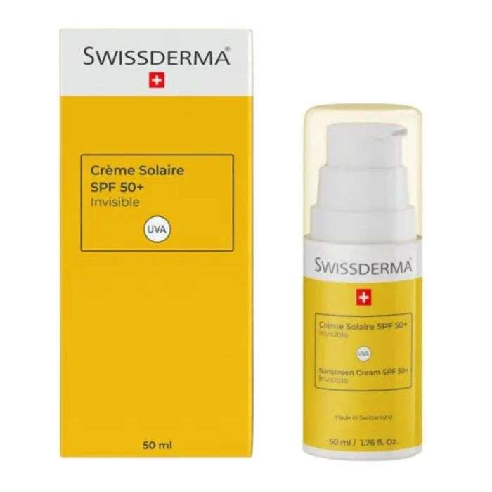 SWISSDERMA CREME SOLAIRE SPF 50+ INVISIBLE 50 ML