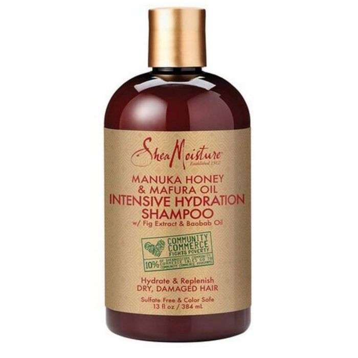 SHEA MOISTURE MANUKA HONEYET MAFURA OIL SHAMPOOING HYDRATATION INTENSIVE 384 ML