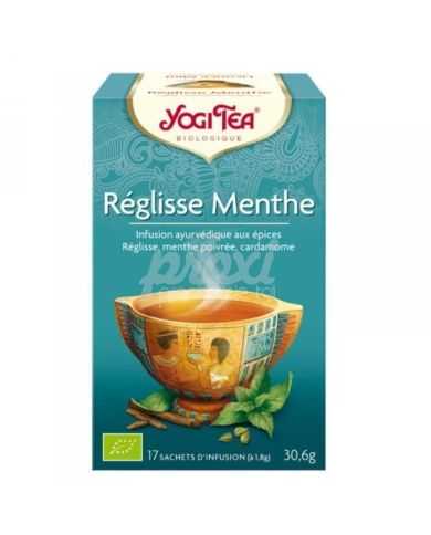YOGI TEA REGLISSE MENTHE 17 SACHETS 