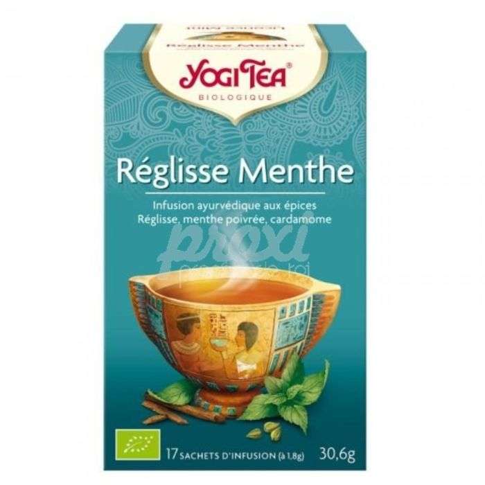 YOGI TEA REGLISSE MENTHE 17 SACHETS D'INFUSION