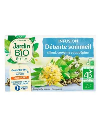 JARDIN BIO INFUSION DETENTE SOMMEIL 20 SACHETS