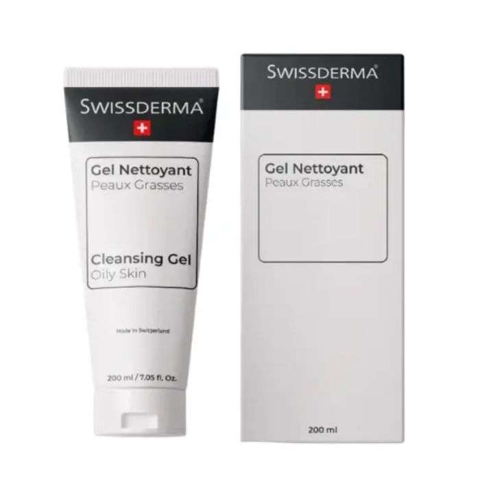 SWISSDERMA GEL NETTOYANT PEAUX GRASSES 200 ML