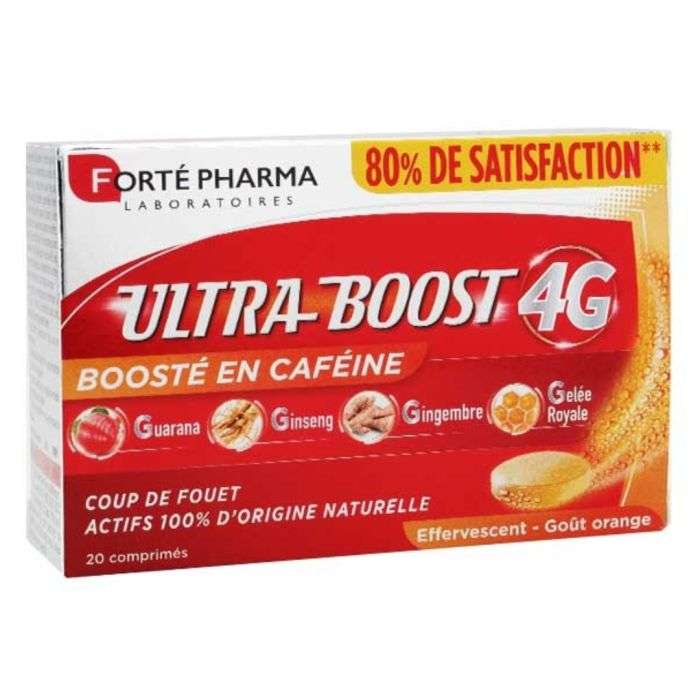 Forte Pharma Vitalité 4G ultra boost 20 comprimés effervescents