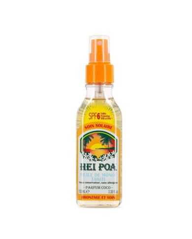 HEI POA HUILE DE MONOI TAHITI PARFUM COCO 100 ML SPF 6