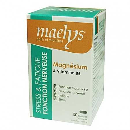 MAELYS MAGNESIUM &amp; VITAMINE B6 30 GÉLULES