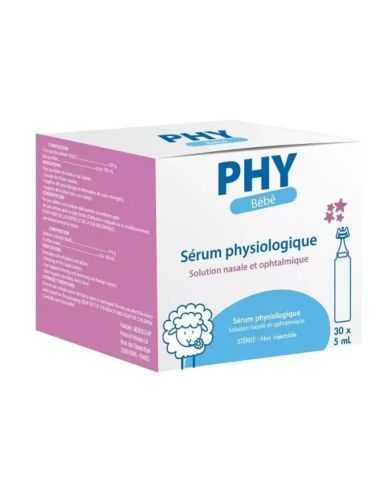 PHY BEBE SERUM PHYSIOLOGIQUE 30*5ML