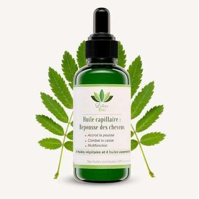 LOTUS BIO HUILE DE SOIN REPOUSSE DES CHEVEUX