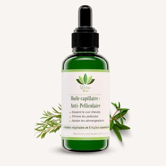 LOTUS BIO Huile capillaire anti pelliculaire