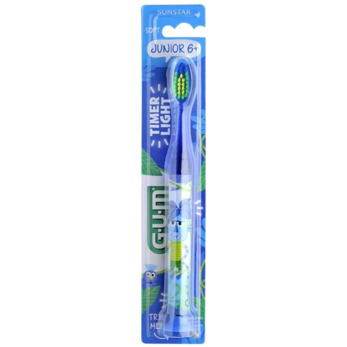 GUM JUNIOR LIGHT UP 1 MINUTE BROSSE A DENTS SOUPLE