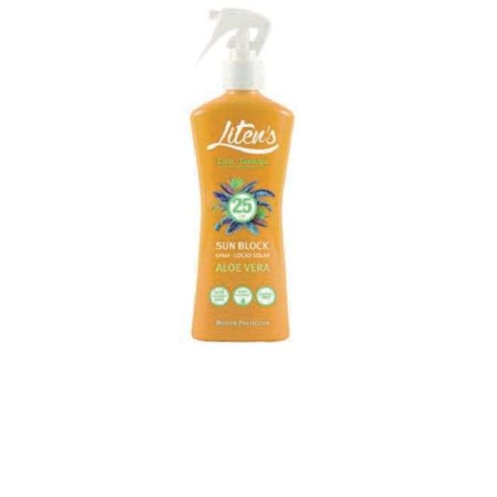 LITENS COOL TANNING SUN BLOCK LAIT SOLAIRE SPF 25 ALOE VERRA 250 ML