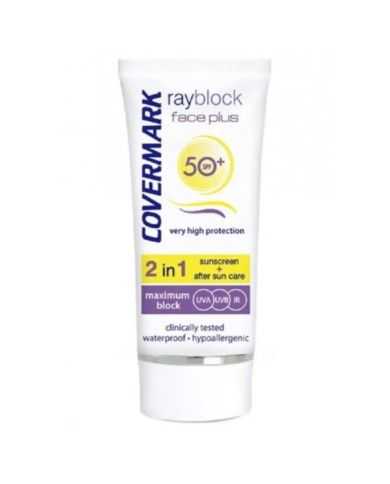 COVERMARK RAYBLOCK FACE PLUS PEAU SECHE ET SENSIBLE INVISIBLE 50 ML