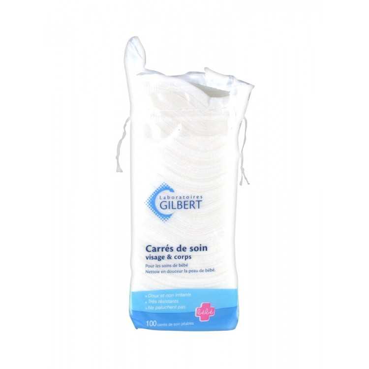 Gilbert Carres De Soin Sachet De 100 Univers Para Discount Numero 1 De La Parapharmacie Au Maroc